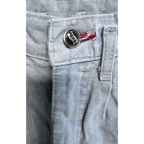 Vintage Pepsi Cola Womens Jeans 24x28 Made In USA Mom 80s Light Wash High Rise - Picture 3 of 15